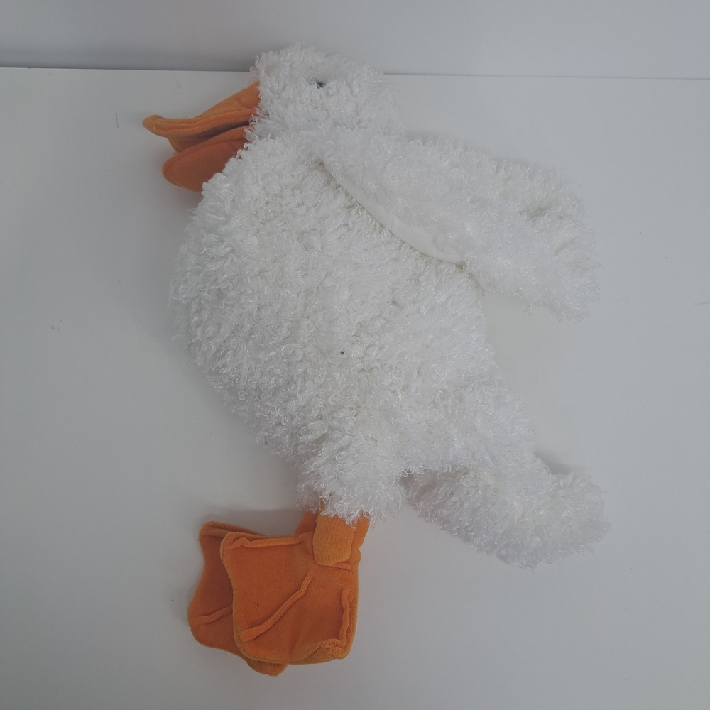 Folkmanis 2503 Large White Duck Hand Puppet Plush 20" Retired Stuffed Animal